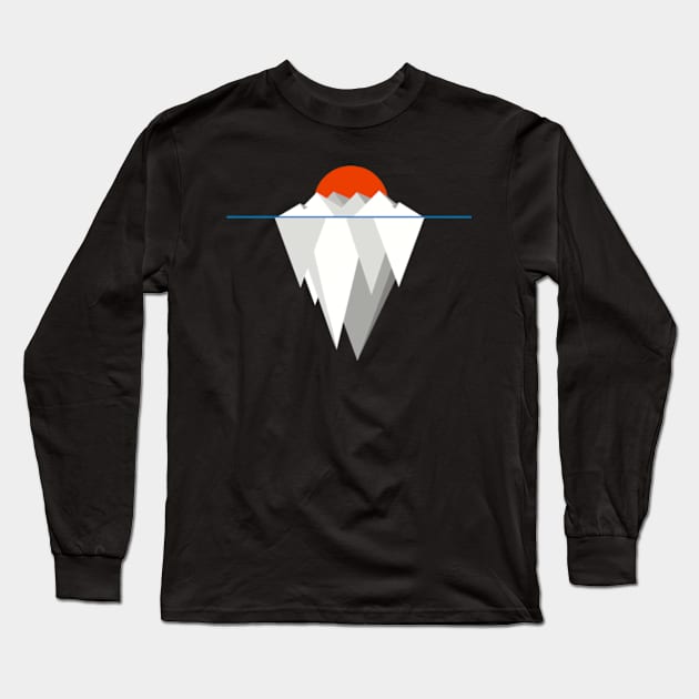 MINIMALIST ICEBERG Long Sleeve T-Shirt by RENAN1989